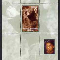 Congo 2000 Film Stars & Tiger Woods perf s/sheet #2 (Sylvester Stallone) unmounted mint