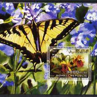 Somalia 2006 Orchids & Butterflies #1 perf s/sheet unmounted mint