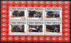 Chechenia 1998 Early Cars perf sheetlet containing 6 values, unmounted mint