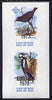 Calf of Man 1973 Europa opt'd on Birds imperf m/sheet (showing 3m Starling & 25m Woodpecker) unmounted mint with Scout logo, Rosen CA312MS