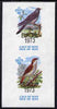 Calf of Man 1973 Europa opt'd on Birds imperf m/sheet (showing 12m Cuckoo & 50m Nightingale - from first printing without the birds' names) unmounted mint with Scout logo, Rosen CA315MS