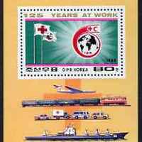 North Korea 1988 125th Anniversary of Red Cross perf m/sheet unmounted mint, SG MS N2753