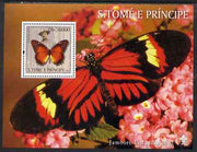 St Thomas & Prince Islands 2003 Butterflies (with Lord Baden-Powell) perf souvenir sheet unmounted mint Mi Bl 1429