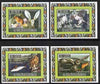 St Thomas & Prince Islands 2007 Owls & Fauna set of 4 imperf deluxe sheetlets unmounted mint