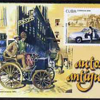 Cuba 2008 Vintage Cars imperf s/sheet unmounted mint