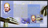 Congo 2006 50th Anniversary of European Union perf s/sheet containing 1 values (Churchill & High Speed Train) unmounted mint