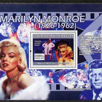 Guinea - Conakry 2007 Marilyn Monroe perf souvenir sheet (Some Like it Hot) unmounted mint Yv 644
