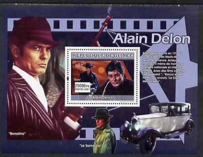 Guinea - Conakry 2007 French Male Film Stars perf souvenir sheet (Alain Delon) unmounted mint Yv 653