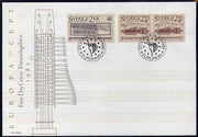 Sweden 1985 Europa - Music Year set of 3 on illustrated cover with first day cancels