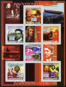 Comoro Islands 2009 Famous Innovations perf sheetlet containing 6 values unmounted mint Michel 2296-1301