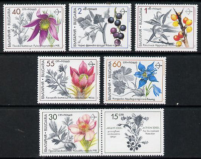 Bulgaria 1991 Medicinal Plants set of 6, SG 3793-98 (Mi 3953-58