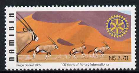 Namibia 2005 Centenary of Rotary International $3.70 (Gemsbok) unmounted mint SG 983