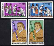 Togo 1978 World Eradication of Smallpox imperf set of 4 from limited printing, unmounted mint as SG MS 1253-56