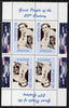 Angola 1999 Great People of the 20th Century - Bobby Fischer perf sheetlet of 4 (2 tete-beche pairs) unmounted mint. Note this item is privately produced and is offered purely on its thematic appeal