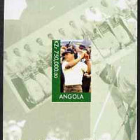 Angola 1999 Great People of the 20th Century - Lee Trevino (Golfer) imperf souvenir sheet unmounted mint. Note this item is privately produced and is offered purely on its thematic appeal