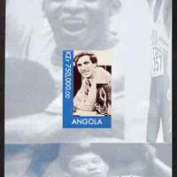 Angola 1999 Great People of the 20th Century - Bobby Fischer imperf souvenir sheet (Table Tennis in background) unmounted mint. Note this item is privately produced and is offered purely on its thematic appeal