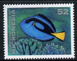 Micronesia 1993-96 Palette Surgeonfish 52c unmounted mint, SG 289