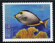 Micronesia 1993-96 Orangespine Unicornfish $2.90 unmounted mint, SG 297