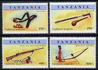 Tanzania 1998 Traditional Weapons perf set of 4 unmounted mint SG 2132-5