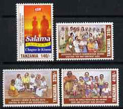 Tanzania 1996 World AIDS Day perf set of 4 unmounted mint, SG 2099-2102