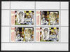 Tadjikistan 2001 Princess Diana perf sheetlet containing set of 4 values unmounted mint