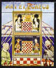 Djibouti 2008 Art & Chess #3 - perf sheetlet containing 2 values unmounted mint