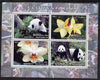 Somalia 2005 Flora & Fauna perf sheetlet containing 4 values unmounted mint