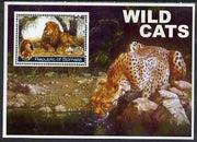 Somalia 2002 Wild Cats #02 perf s/sheet (also showing Baden Powell and Scout & Guide Logos) unmounted mint