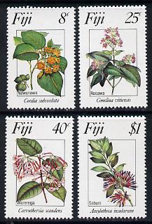 Fiji 1983 Flowers #1 set of 4, SG 665-68 unmounted mint