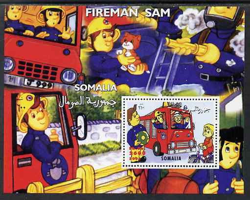 Somalia 2001 Fireman Sam #2 perf s/sheet unmounted mint