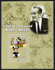 Benin 2003 75th Birthday of Mickey Mouse #04 perf s/sheet also showing Walt Disney & Music unmounted mint. Note this item is privately produced and is offered purely on its thematic appeal