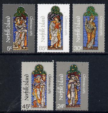 Norfolk Island 1983 Christmas (The Gospels) set of 5 unmounted mint, SG 309-13