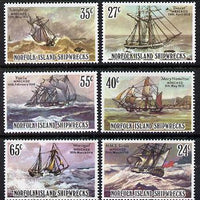 Norfolk Island 1982 Shipwrecks set of 6 unmounted mint, SG 287-92