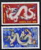 Mongolia 2000 Chinese New Year - Year of the Dragon perf set of 2 unmounted mint, SG 2795-6