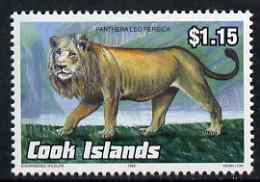 Cook Islands 1992 Endangered Species - Asian Lion $1.15 perf unmounted mint, SG 1292