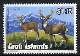 Cook Islands 1992 Endangered Species - Key Deer $1.15 perf unmounted mint, SG 1295