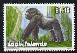 Cook Islands 1992 Endangered Species - Gorilla $1.15 perf unmounted mint, SG 1298