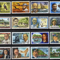 Christmas Island 1977 Famous Visitors definitive set 16 values complete unmounted mint, SG 67-82