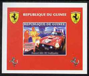 Guinea - Conakry 2006 Ferrari individual imperf deluxe sheet #4 showing Elvis & Viva Las Vegas, unmounted mint. Note this item is privately produced and is offered purely on its thematic appeal