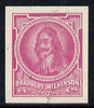 Cinderella - Great Britain Bradbury Wilkinson King Charles I imperf essay stamp in mauve on ungummed paper