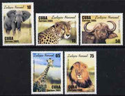 Cuba 2005 National Zoo perf set of 5 unmounted mint SG 4856-60