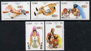 Cuba 1993 Central American & Caribbean Games perf set of 5 unmounted mint SG 3856-60