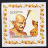 Guinea - Bissau 2006 Mahatma Gandhi #1 individual imperf deluxe sheet unmounted mint. Note this item is privately produced and is offered purely on its thematic appeal