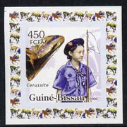 Guinea - Bissau 2006 Scouts & Minerals #2 individual imperf deluxe sheet unmounted mint. Note this item is privately produced and is offered purely on its thematic appeal