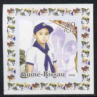 Guinea - Bissau 2006 Scouts & Minerals #3 individual imperf deluxe sheet unmounted mint. Note this item is privately produced and is offered purely on its thematic appeal