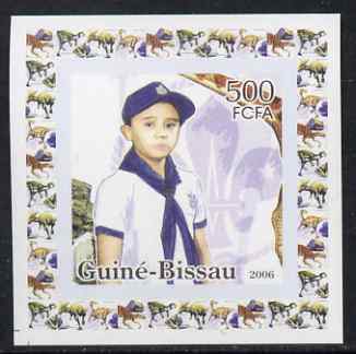 Guinea - Bissau 2006 Scouts & Minerals #3 individual imperf deluxe sheet unmounted mint. Note this item is privately produced and is offered purely on its thematic appeal