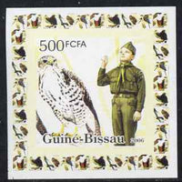 Guinea - Bissau 2006 Scouts & Birds of Prey #2 individual imperf deluxe sheet unmounted mint. Note this item is privately produced and is offered purely on its thematic appeal