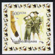 Guinea - Bissau 2006 Scouts & Birds of Prey #3 individual imperf deluxe sheet unmounted mint. Note this item is privately produced and is offered purely on its thematic appeal