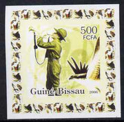 Guinea - Bissau 2006 Scouts & Birds of Prey #4 individual imperf deluxe sheet unmounted mint. Note this item is privately produced and is offered purely on its thematic appeal