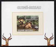 Guinea - Bissau 2008 WWF - Defassa Waterbuck #1 individual imperf deluxe sheet unmounted mint. Note this item is privately produced and is offered purely on its thematic appeal